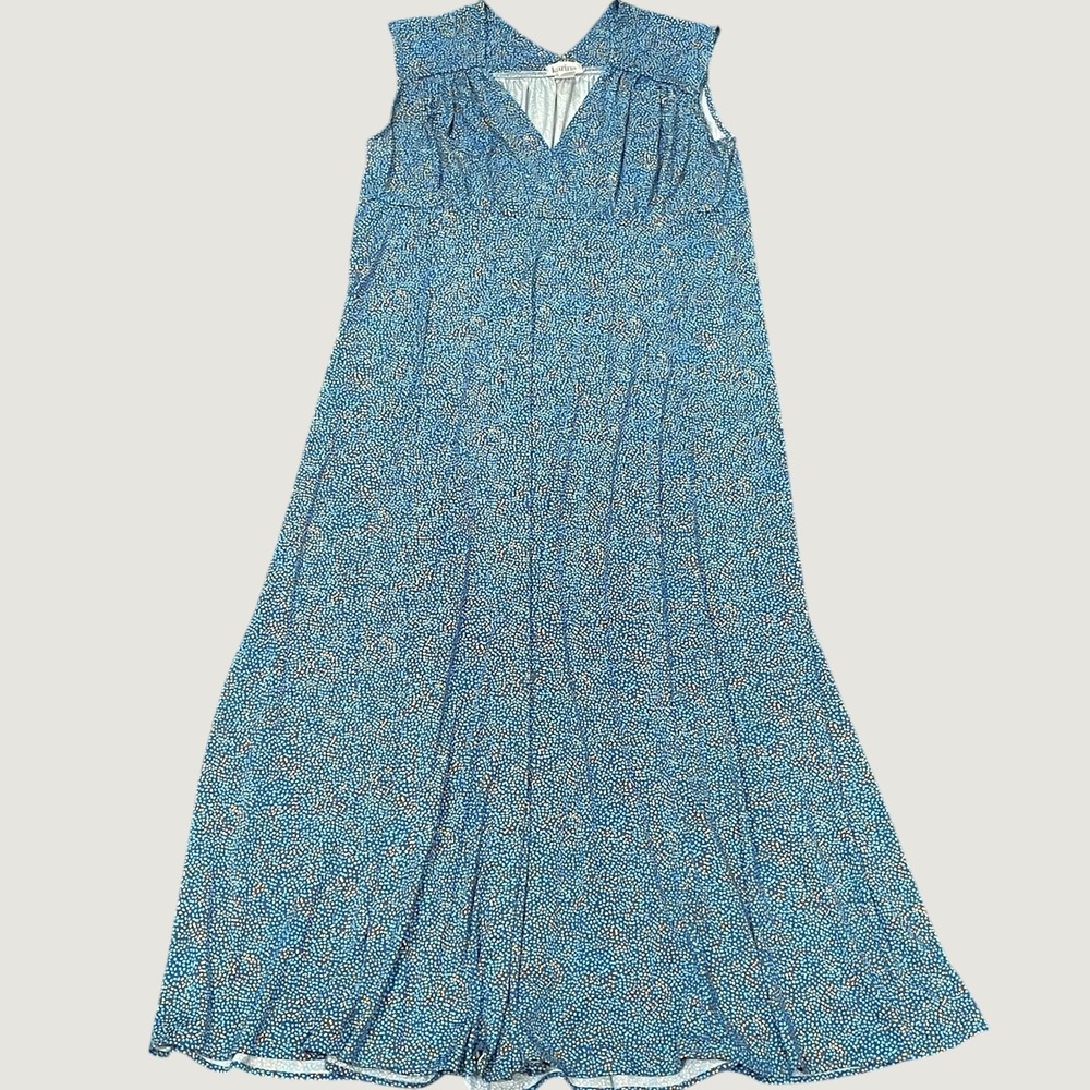 Karina Maxi Dress 2X Babydoll V Neck Summer Party Festival Flowy Comfort